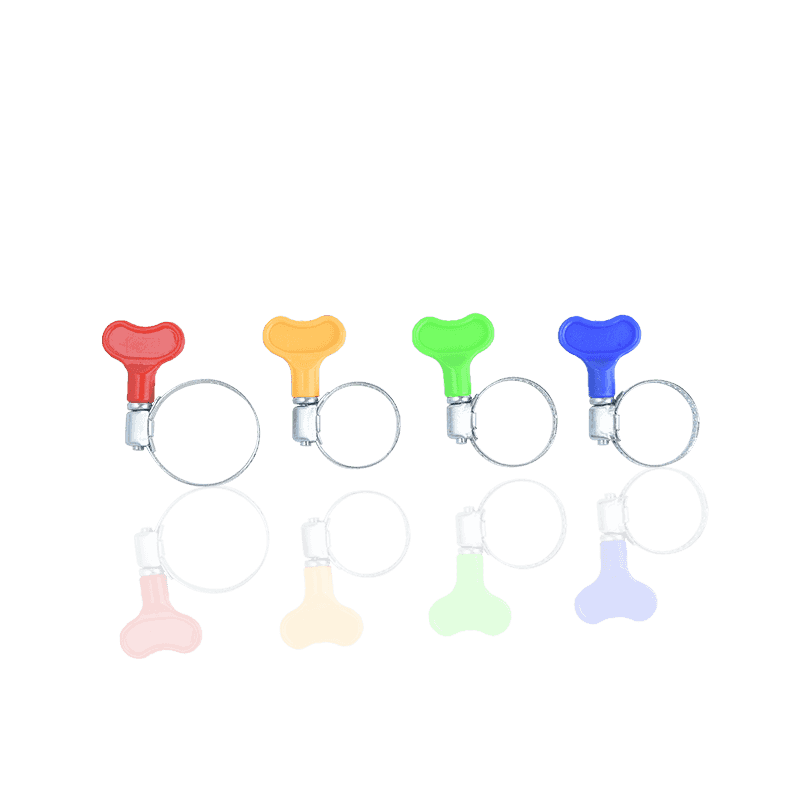 Klem selang pegangan plastik tipe Amerika